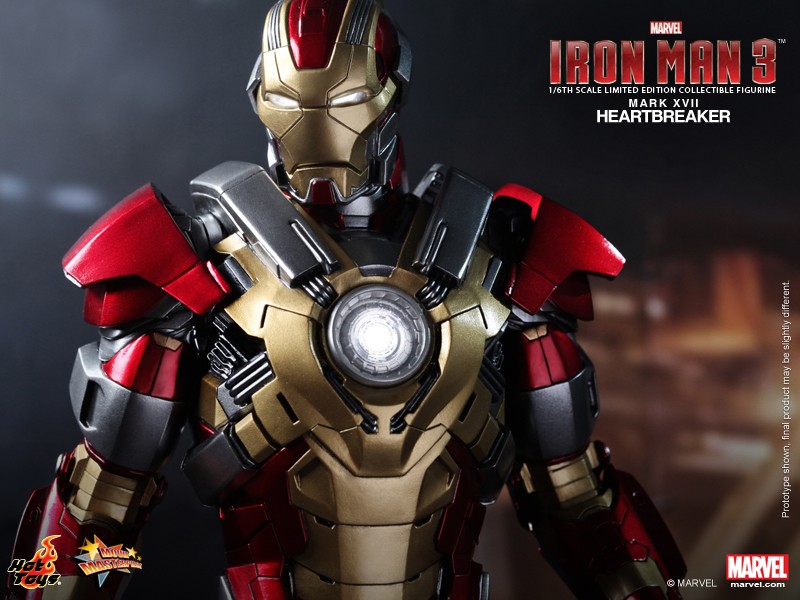 Marvel Iron Man 3 Mark XVII 17 Heartbreaker 1/6 Collectible Bust 