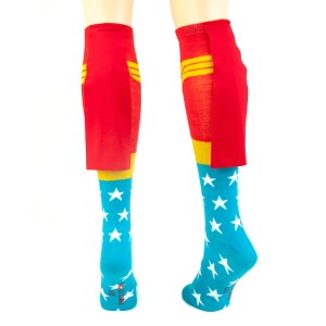 Wonder Woman Caped Socks - back