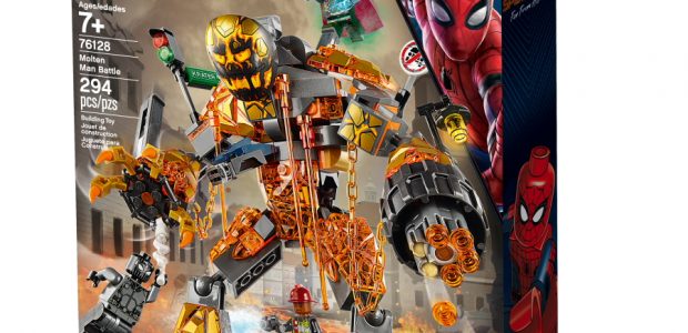 lego spider man far from home lava monster