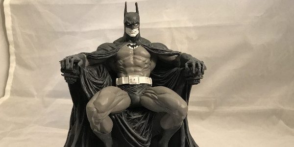 batman beyond black and white statue