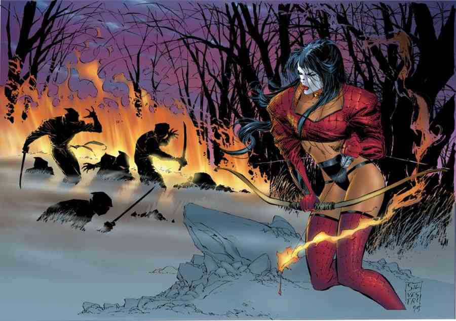 Detail of Comics’ Superstar Marc Silvestri’s Senryaku Art!