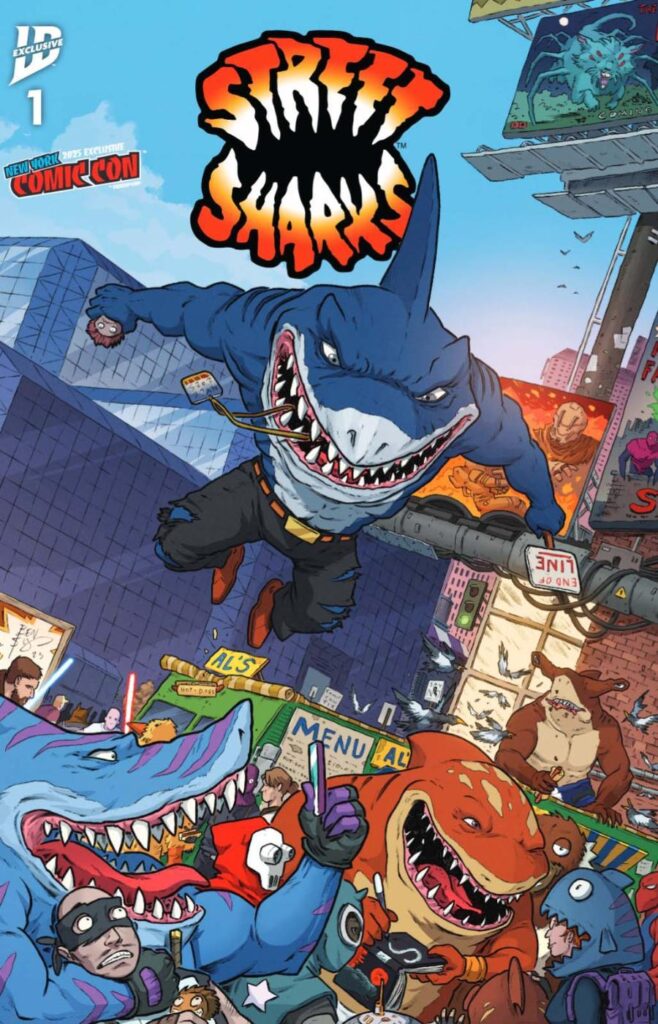 STREET SHARKS #1 NYCC exclusive cover by Ben Bishop