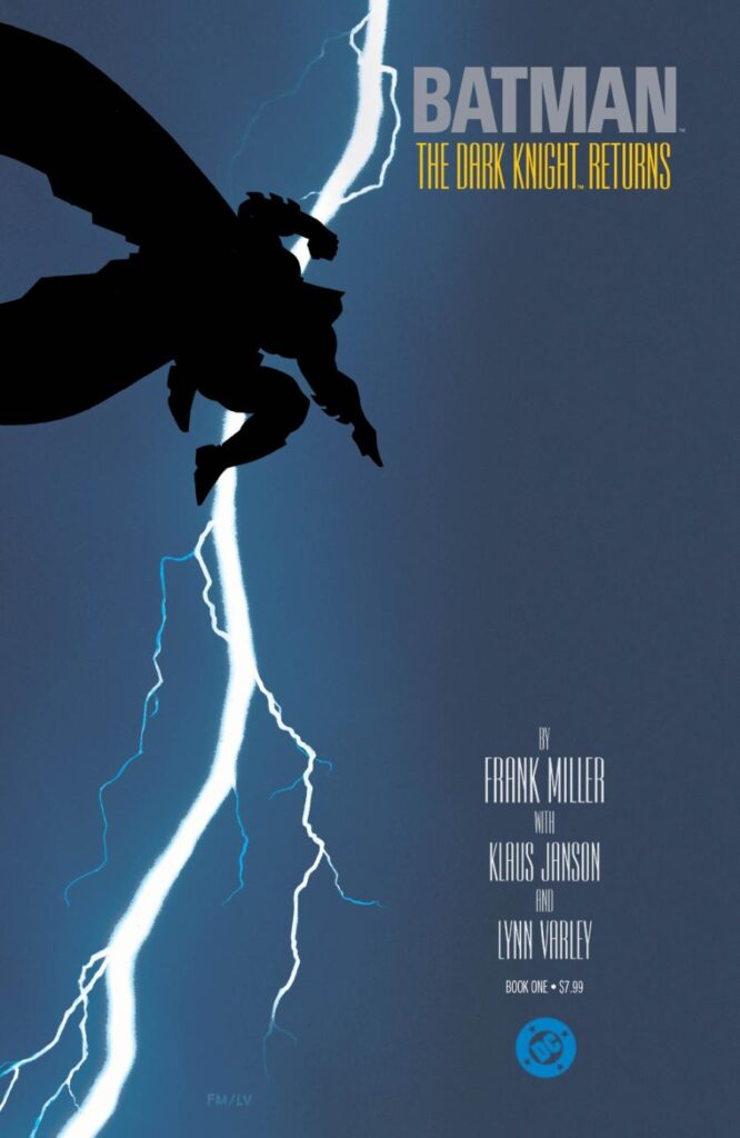 The Dark Knight Returns #1 Facsimile Edition foil cover by Frank Miller and Lynn Varley
