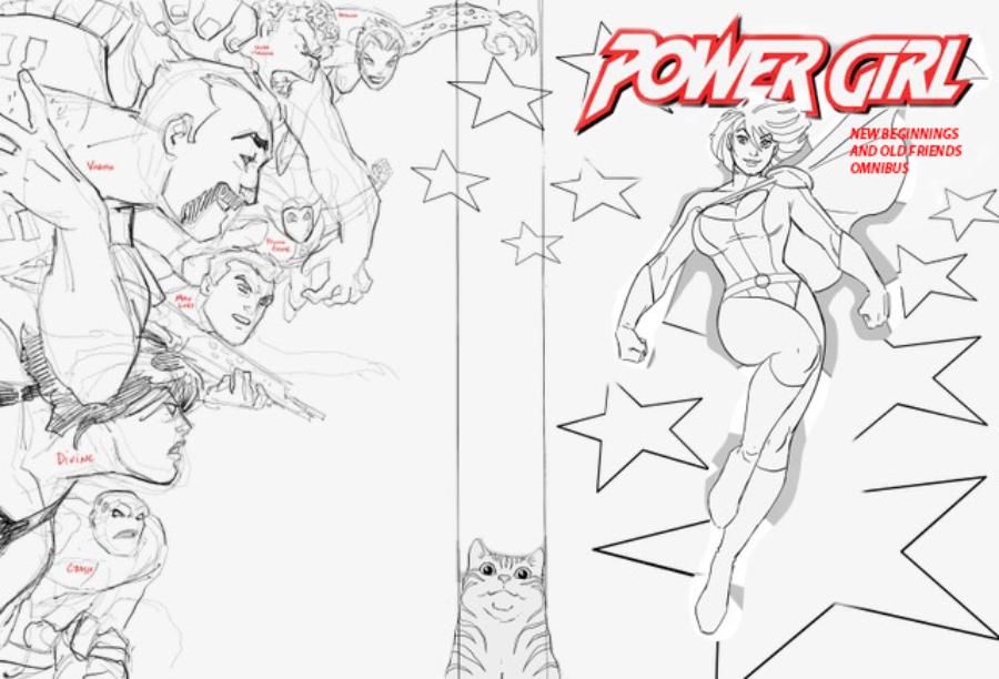 Second cover rough idea from Amanda.
