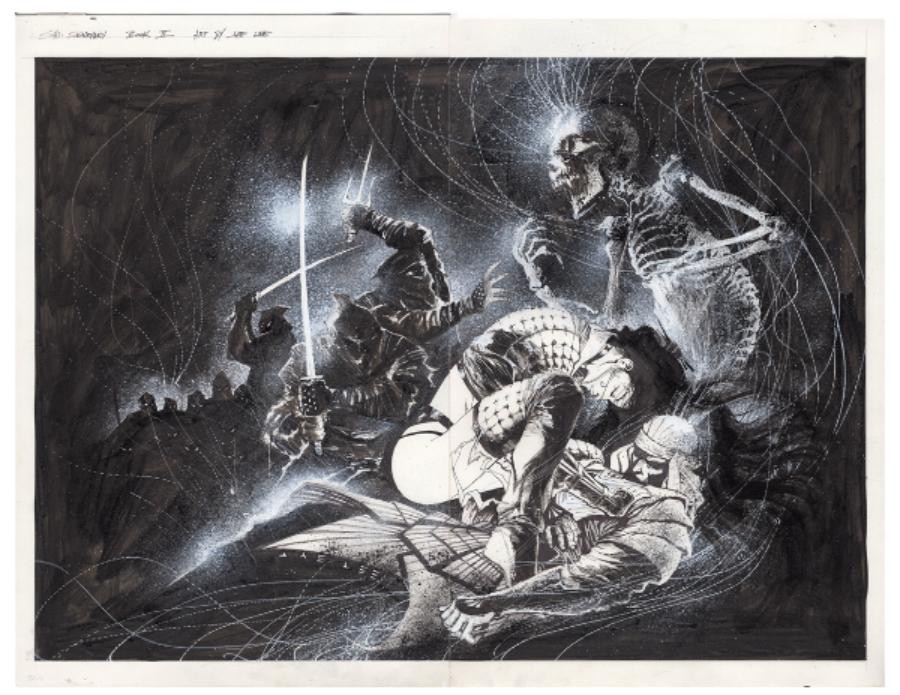 Comics Sensation Jae Lee’s Shi: Original Senryaku Art!