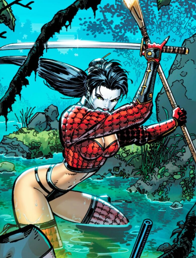 Detail of Comics’ Superstar Jim Lee’s Shi in Senryaku!