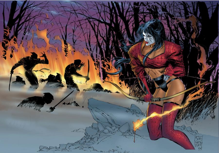 Detail of Comics’ Superstar Marc Silvestri’s Senryaku Art!