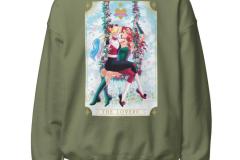 unisex-crew-neck-sweatshirt-military-green-front-6647aab739f0f