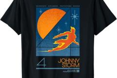 Amazon-Merch-on-Demand-Marvel-Studios-Fantastic-Four-First-Steps-Human-Torch-T-Shirt