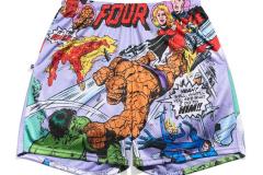 Chalk-Line-Fantastic-Four-vs-Hulk-Vintage-Retro-Shorts