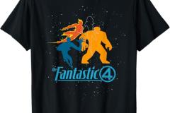 Amazon-Merch-on-Demand-Marvel-Studios-The-Fantastic-Four-First-Steps-Team-and-Logo-T-Shirt