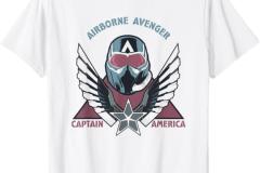 Amazon-Marvel-Captain-America-Brave-New-World-Airborne-Avenger-Cap-T-Shirt
