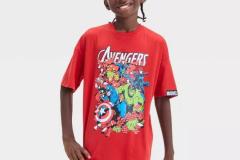 Mad-Engine-Boys-Marvel-Comics-Red-Short-Sleeve-T-Shirt
