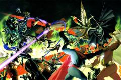 Alex-Ross-kingdom-come-battle-art-print-Kickstarter