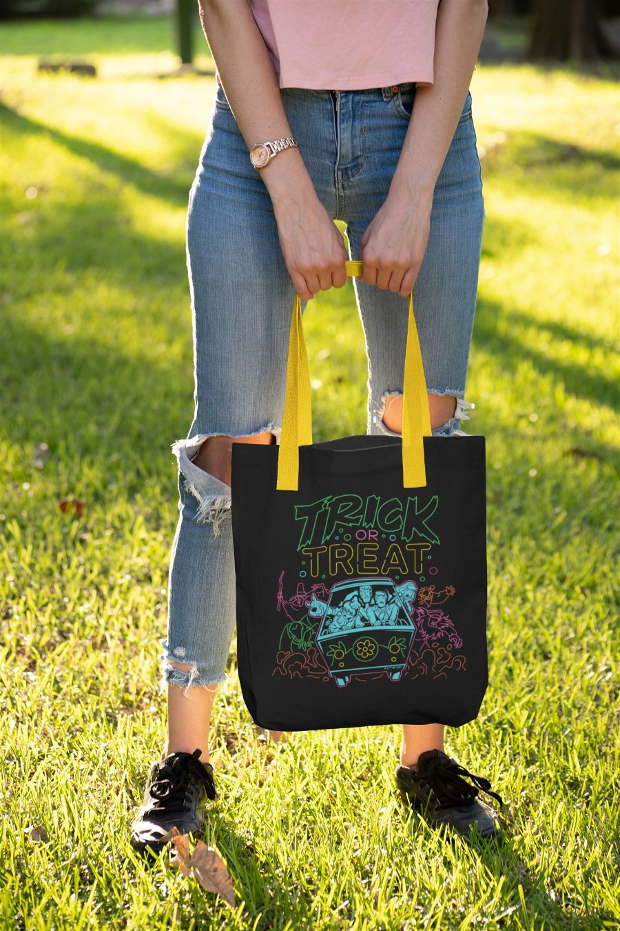 SD-Scoobtober_mockup-of-a-woman-holding-a-tote-bag-with-both-hands-28863