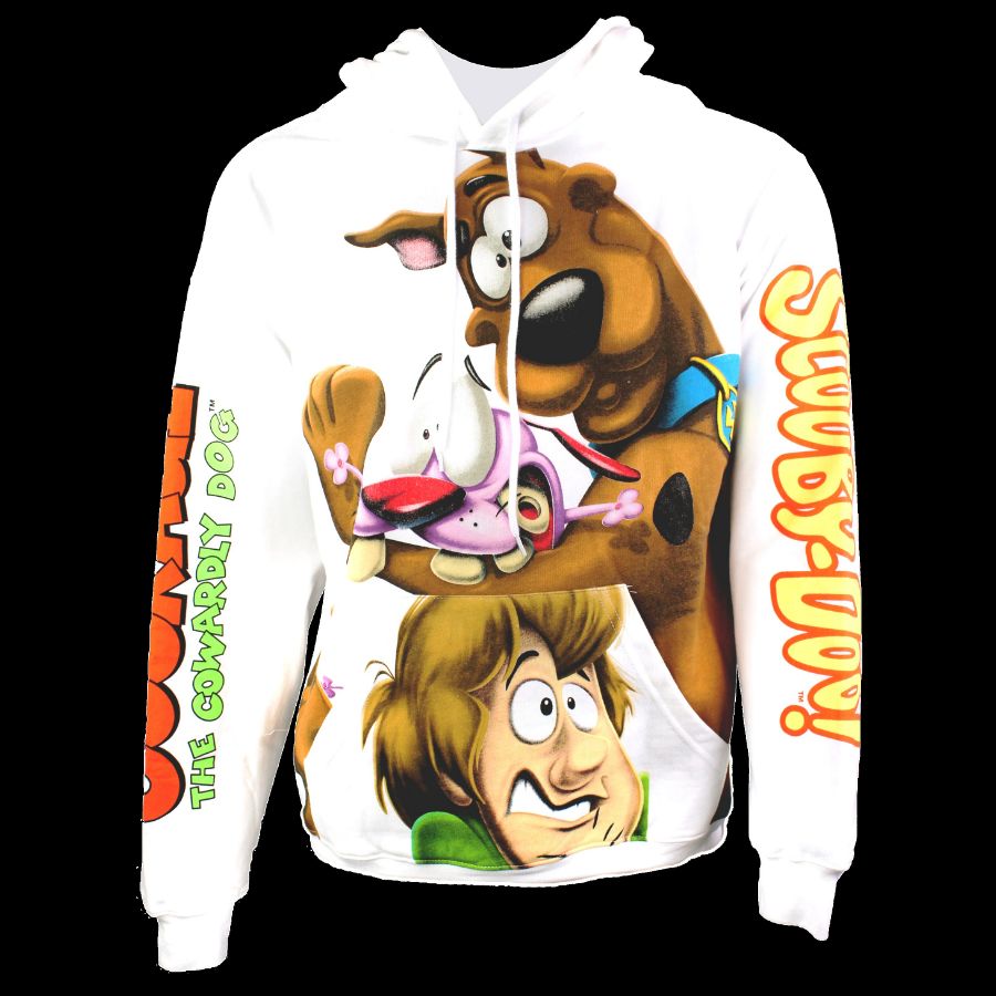Scooby-x-Courage-Hoodie-White
