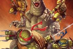 TEENAGE-MUTANT-NINJA-TURTLES-X-GODZILLA-1-Cover-A-by-Fero-Pe