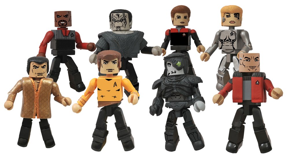 Star Trek Minimates Legacy Collection Assortiment de 8 Figurines 