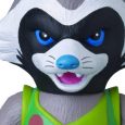 The April PREVIEWS catalog features the exclusive soft vinyl Sofubi of Guardian of the Galaxy’s Rocket Raccoon!