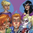 The title of this $3.99 Archie/DC comic really says it all; Harley and Ivy meet Betty and Veronica. Well, actually they don’t meet them. Not yet, but soon.