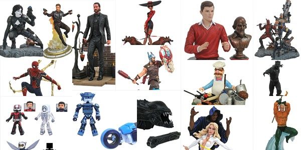 The June Previews catalog is out, and pre-orders are open for a slew of upcoming items from Diamond Select Toys! Contact your local comic shop or your favorite online retailer […]