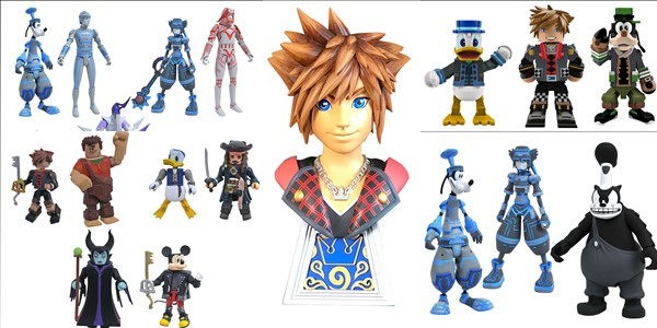 Diamond Select Toys Kingdom Hearts Select Series 3 Sp Sora, Donald