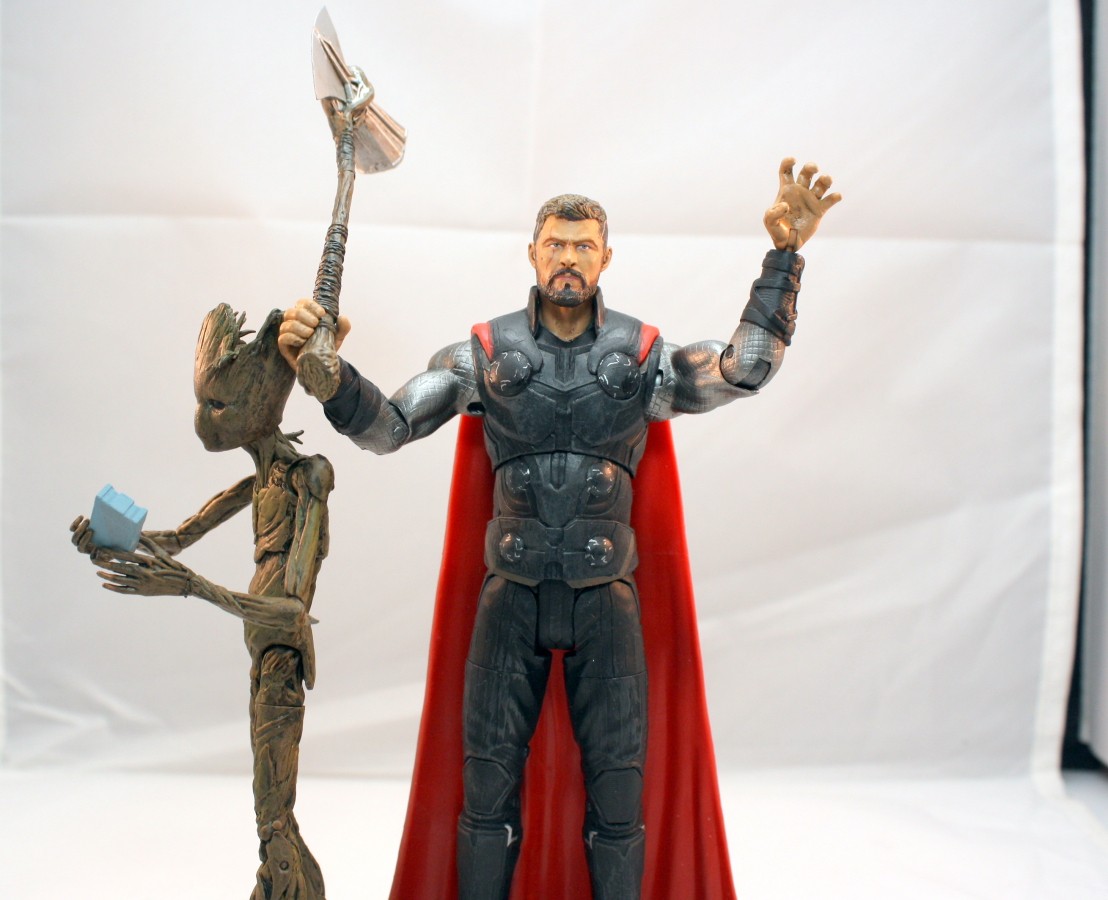 Marvel Select Thor & Groot Action Figures Avengers 3 Infinity War 