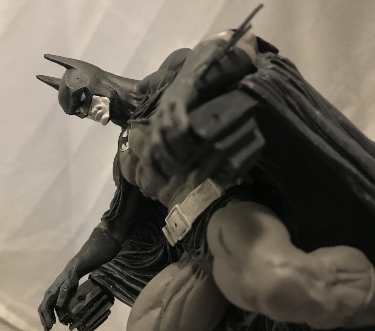 batman black and white statue marc silvestri