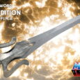 Collectibles company Factory Entertainment announced today an addition to its ever expanding line of premium prop replicas; a real-world He-Man Power Sword from Masters Of The Universe.