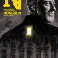 Newburn #1, from Image, begins by showing us a single lamp, illuminating the back of one of its characters. It’s darkly ‘comics noir’, immediately.