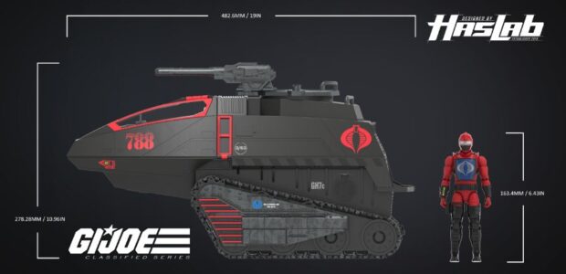 The G.I. Joe team has officially revealed the very first Classified Series HasLab featuring the G.I. Joe Classified Series Cobra H.I.S.S. Tank. During today’s YO JOE! JUNE Fanstream on the […]