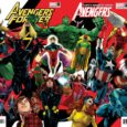 Check out Phil Jimenez’s connecting variant covers for December’s AVENGERS #63 and AVENGERS FOREVER #12, Part 2 and 3 of Jason Aaron’s AVENGERS ASSEMBLE crossover!