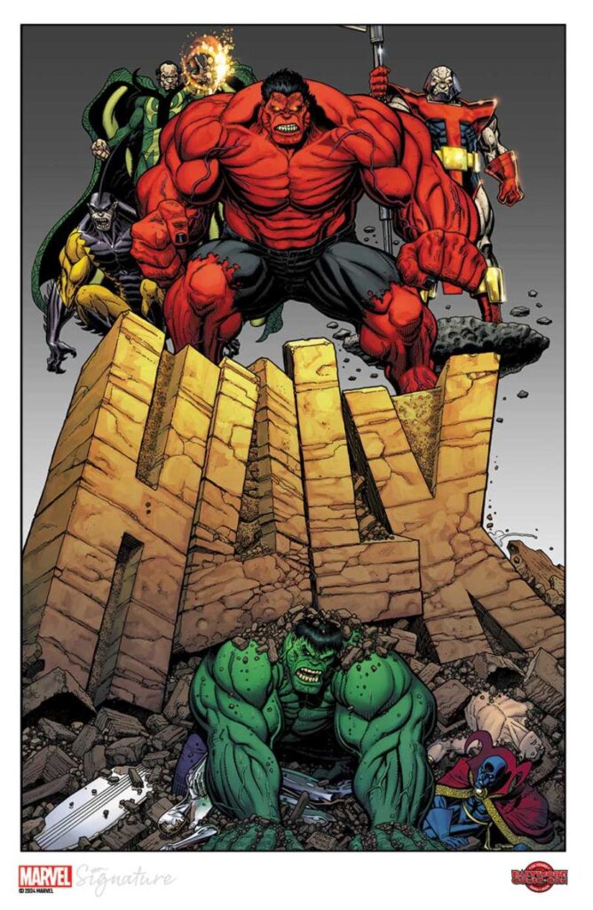 Red Hulk by Arthur Adams